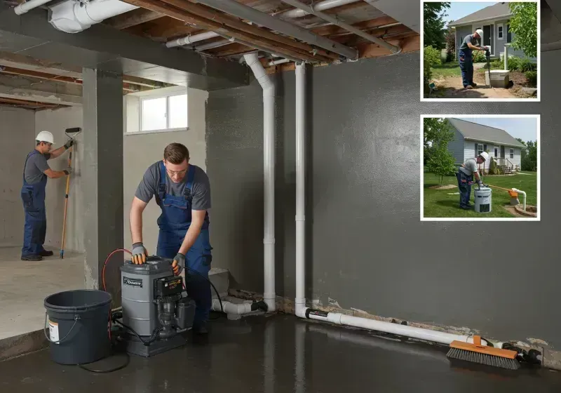 Basement Waterproofing and Flood Prevention process in West Crossett, AR